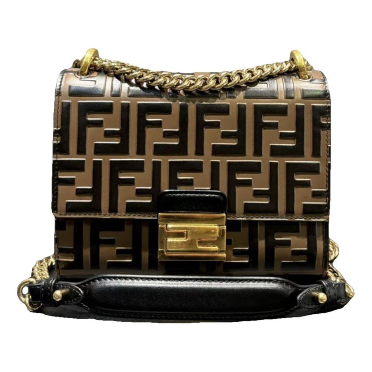 Kan U leather crossbody bag