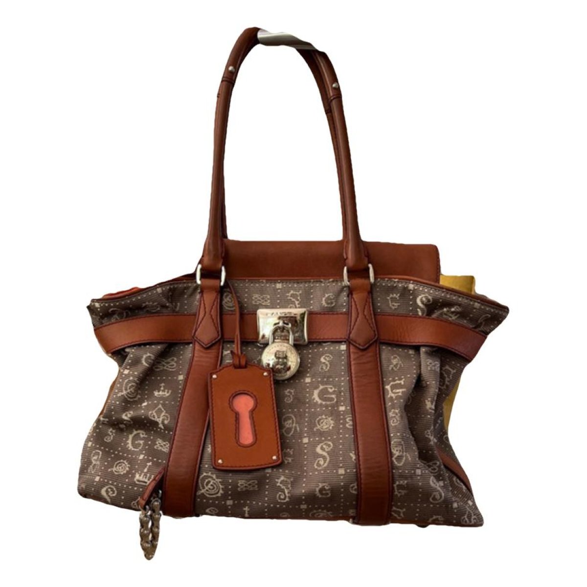 Daligramme leather handbag