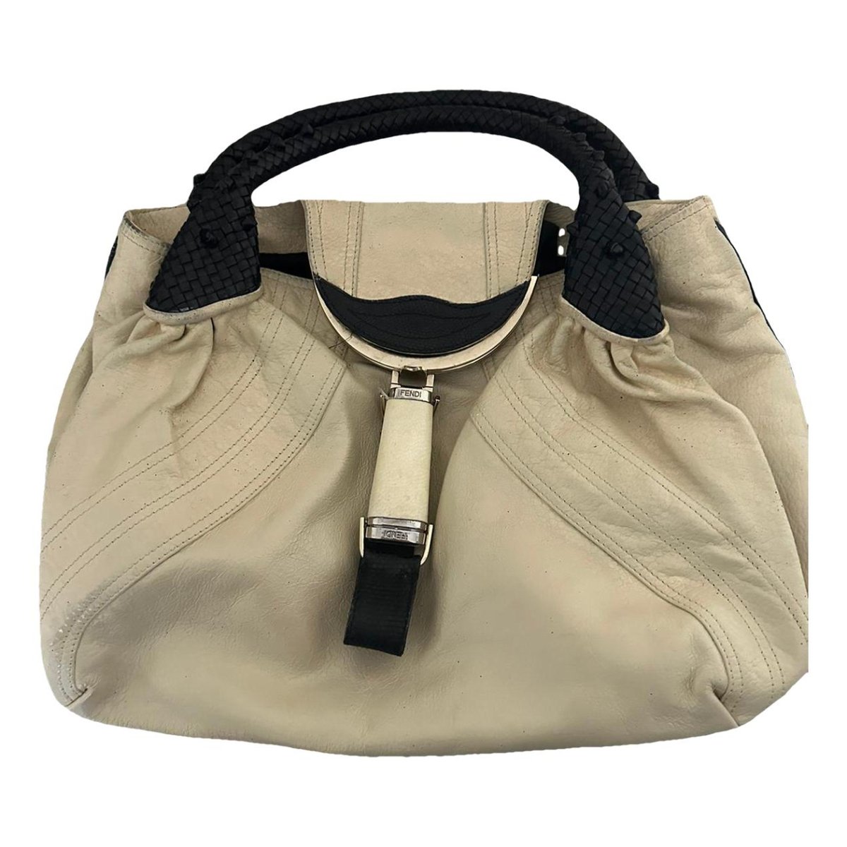 Spy leather tote
