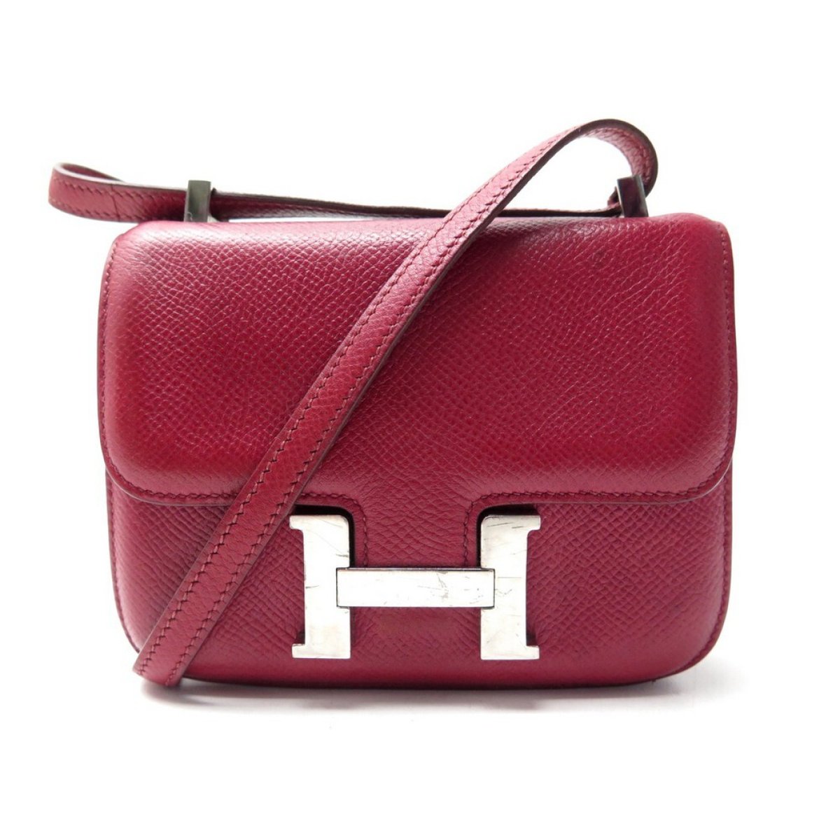 Constance leather crossbody bag