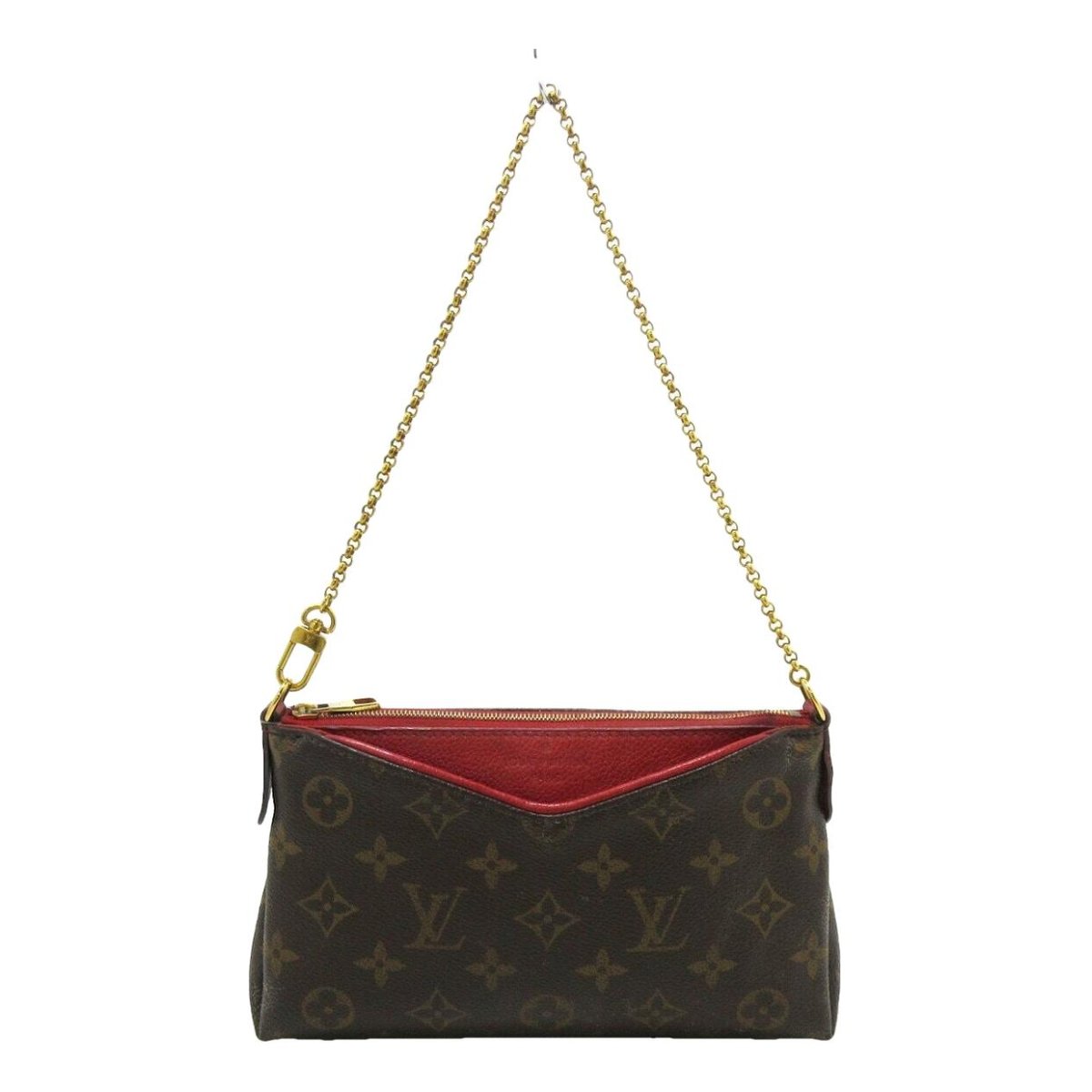 Pallas leather clutch bag