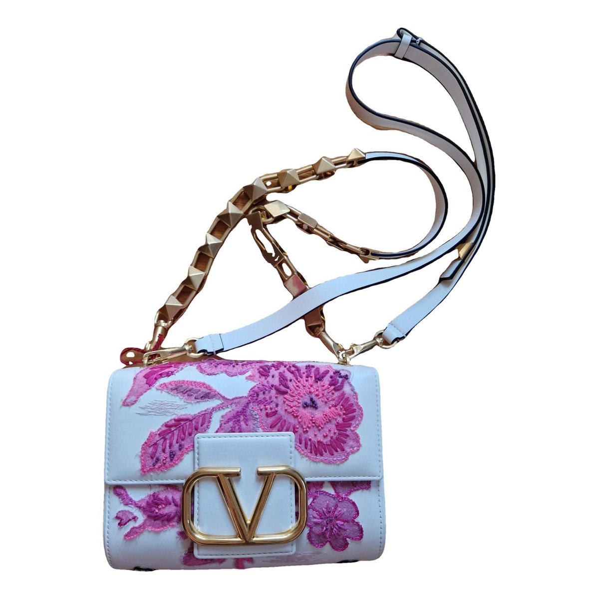 Stud Sign leather handbag