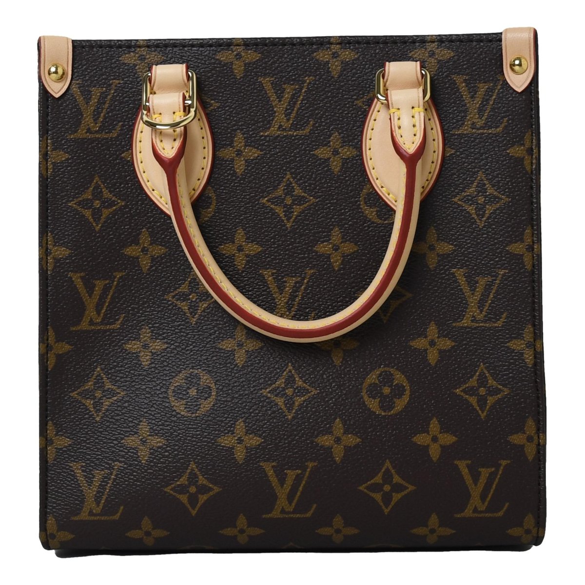 Plat leather bag