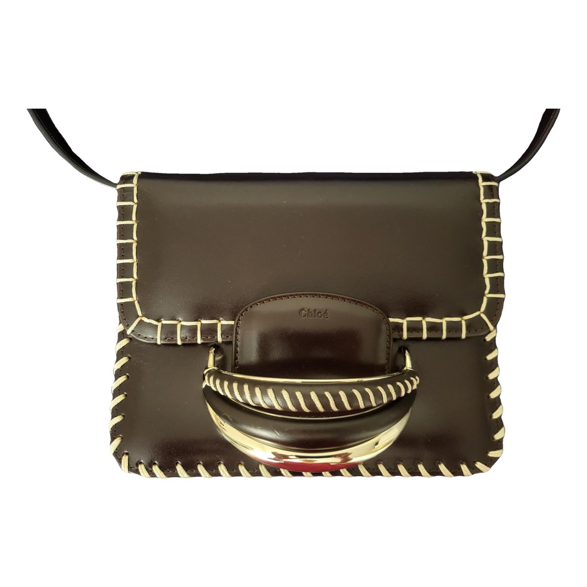 Kattie patent leather handbag