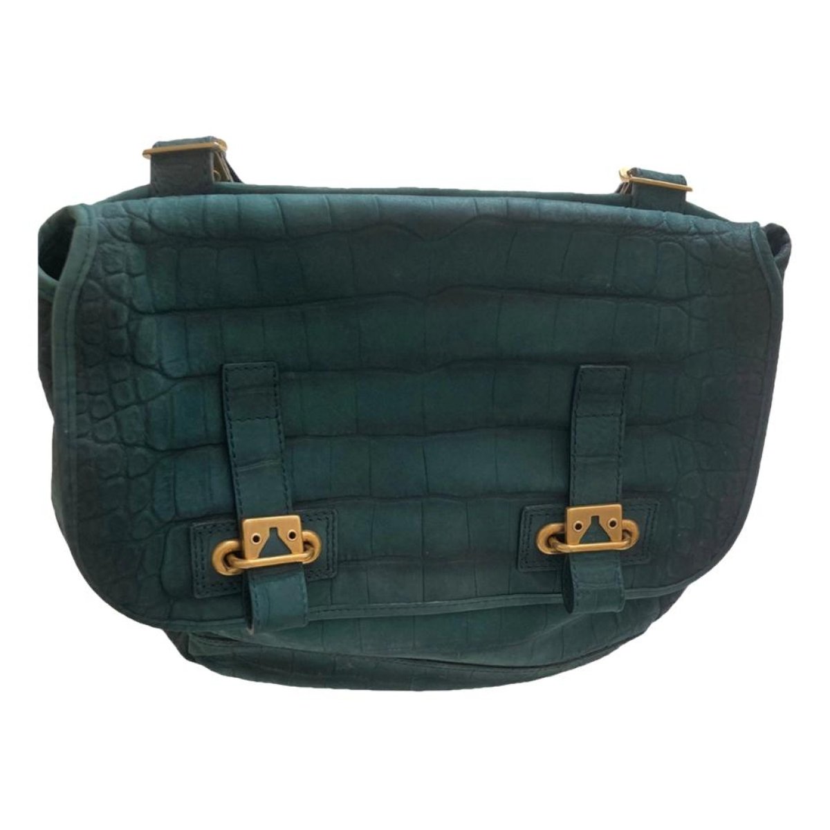 Messenger leather handbag