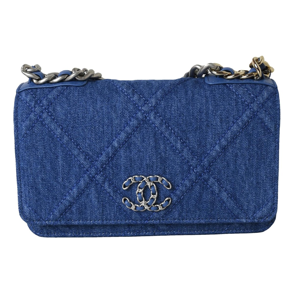 Wallet On Chain Chanel 19 cloth bag