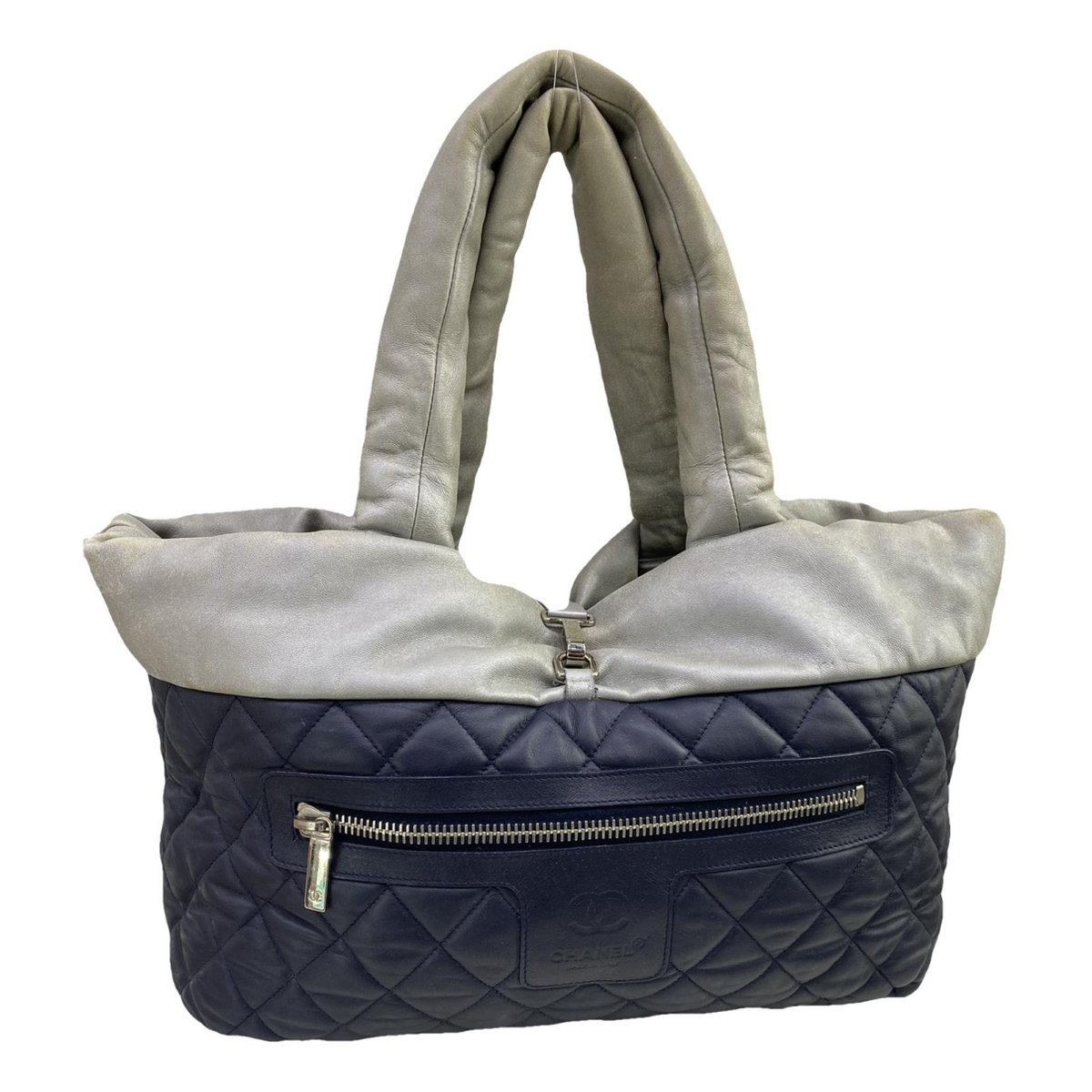 Cocoon leather handbag