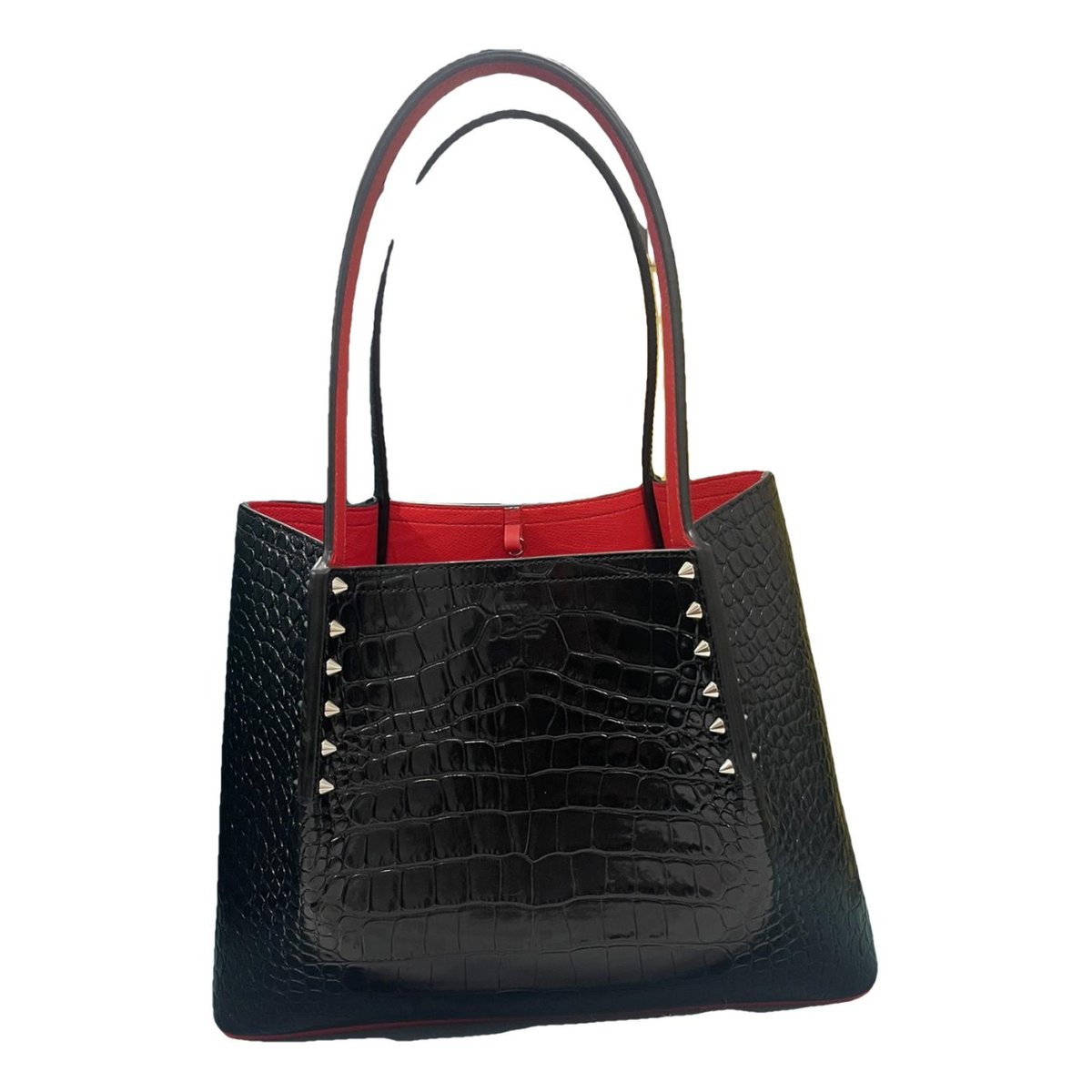 Cabarock patent leather tote