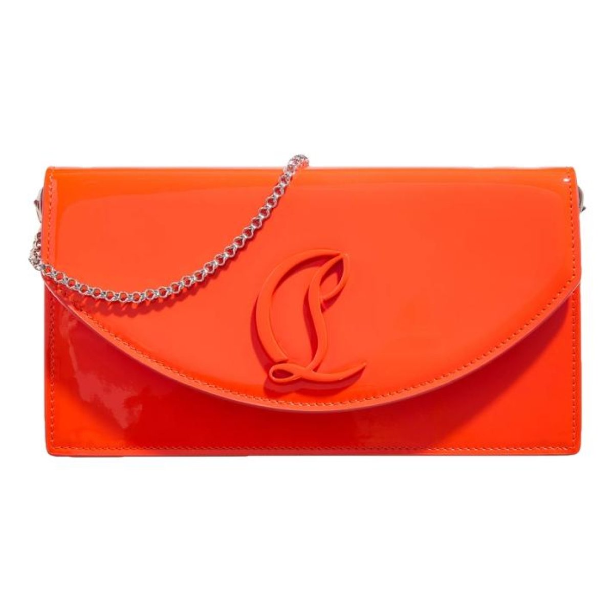 Loubi54 patent leather handbag