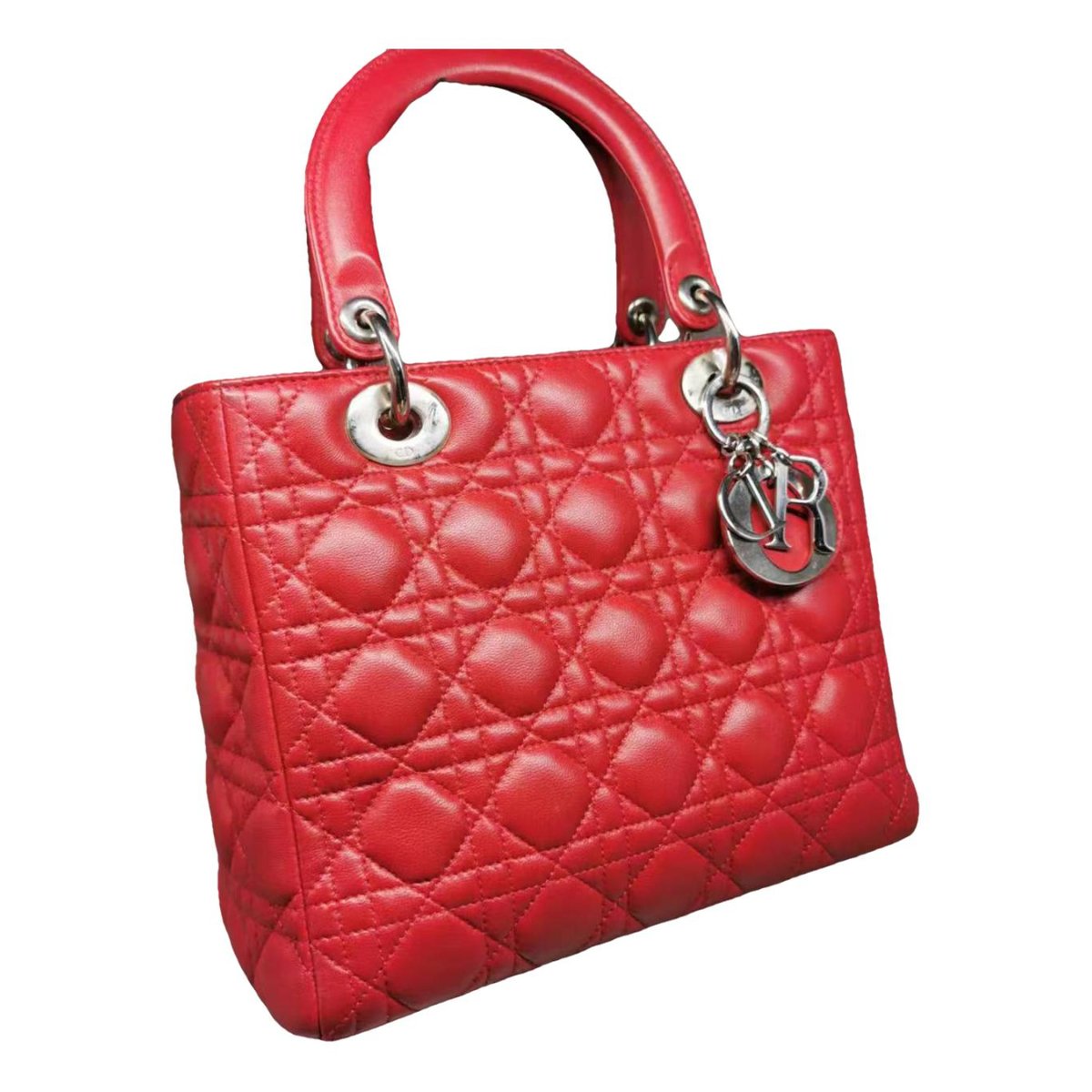 Lady Dior leather handbag