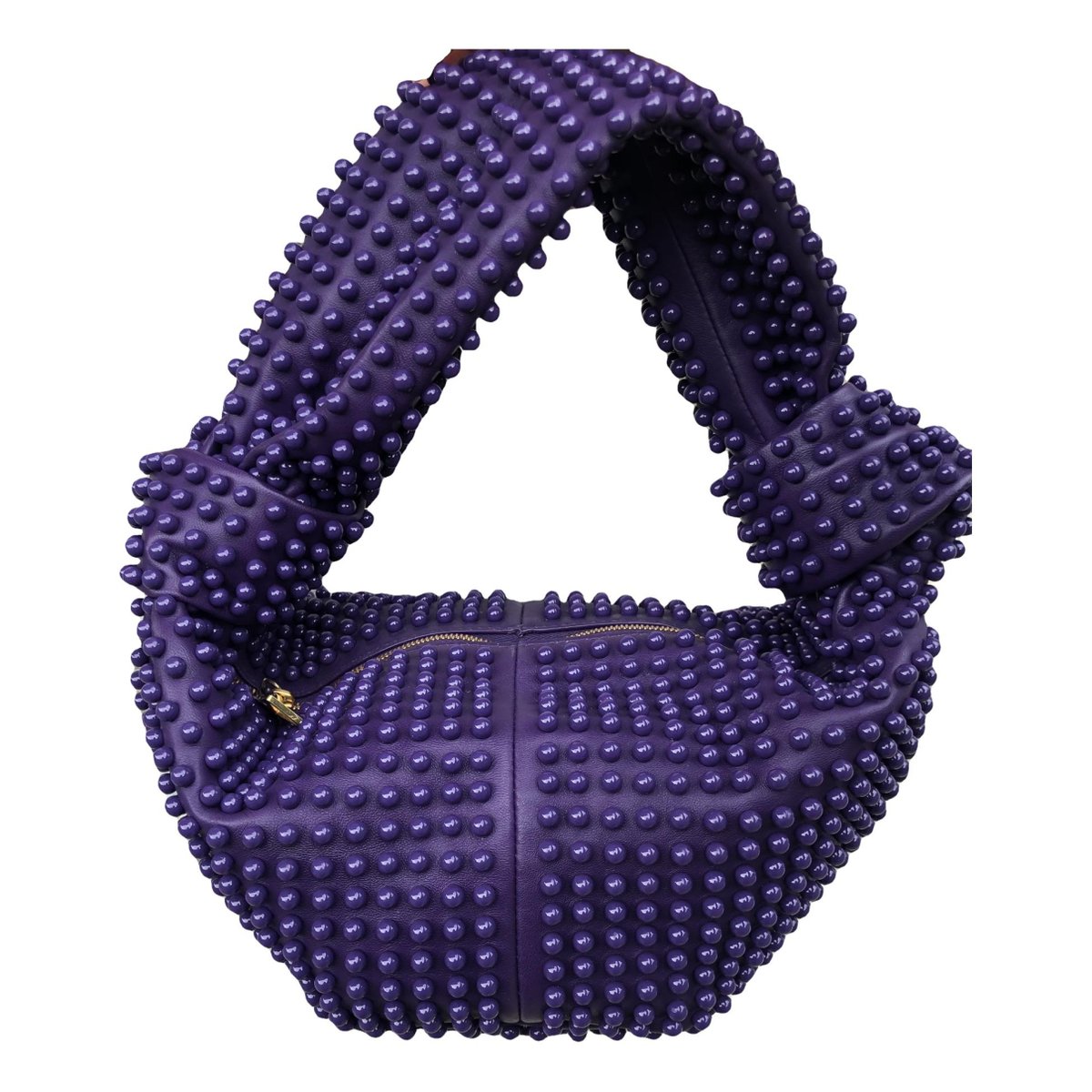 Knot leather handbag