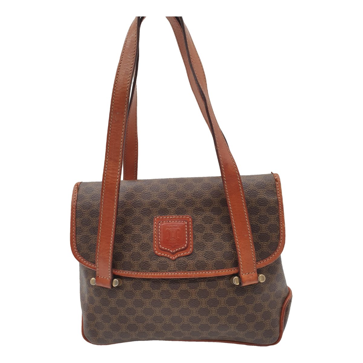 Triomphe leather handbag