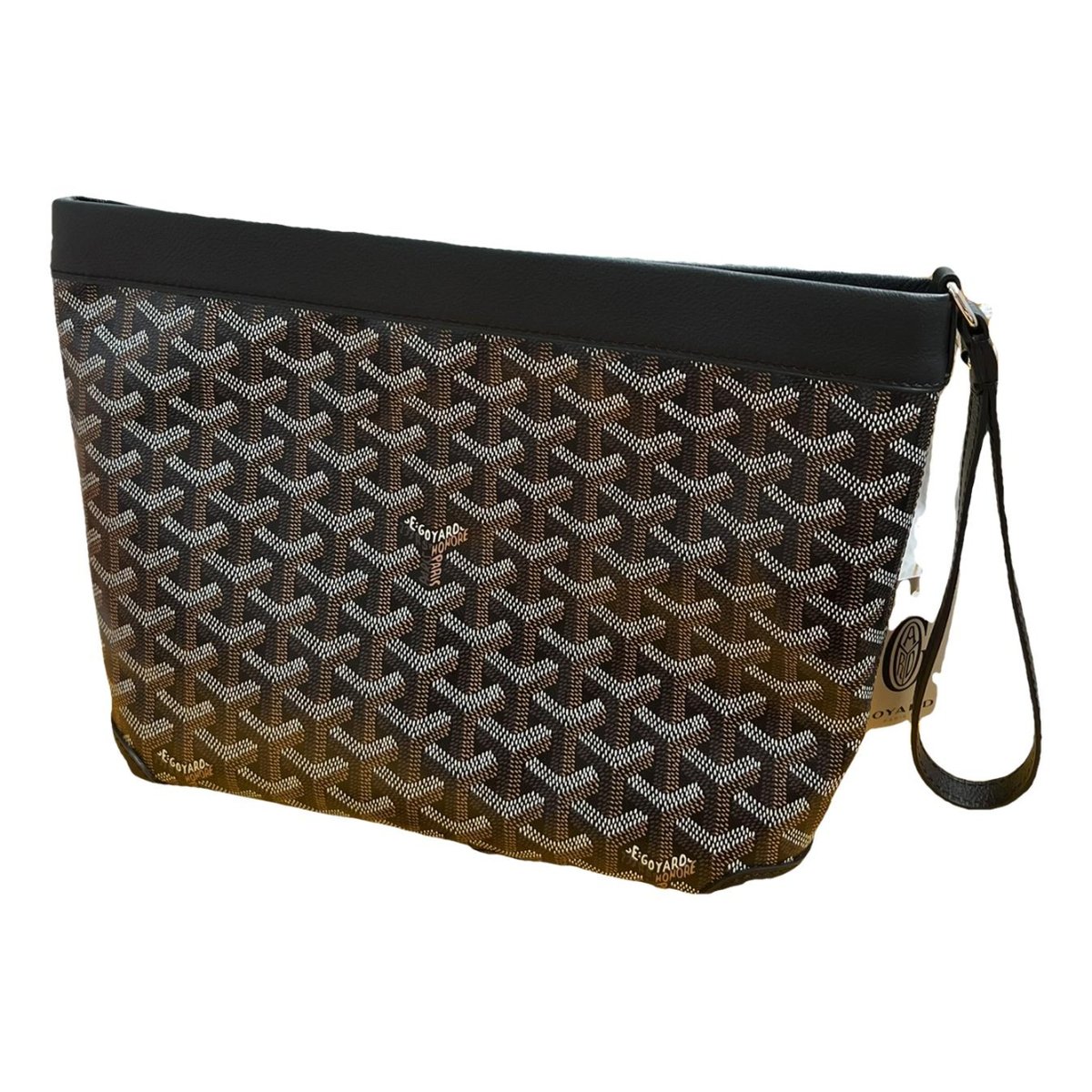 Jouvence leather clutch bag