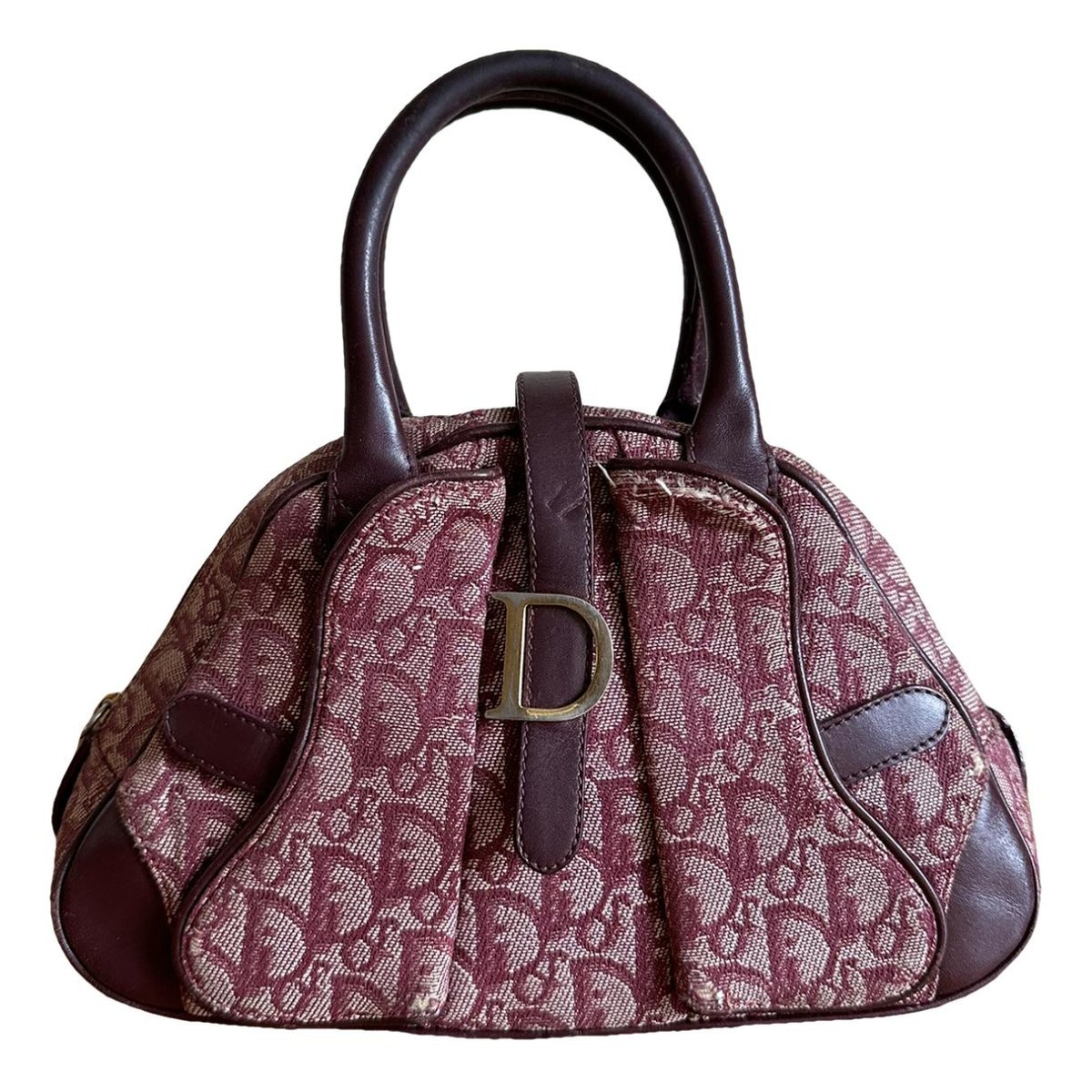 Saddle Bowler cloth handbag