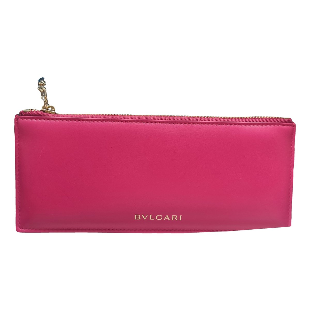 Serpenti leather wallet