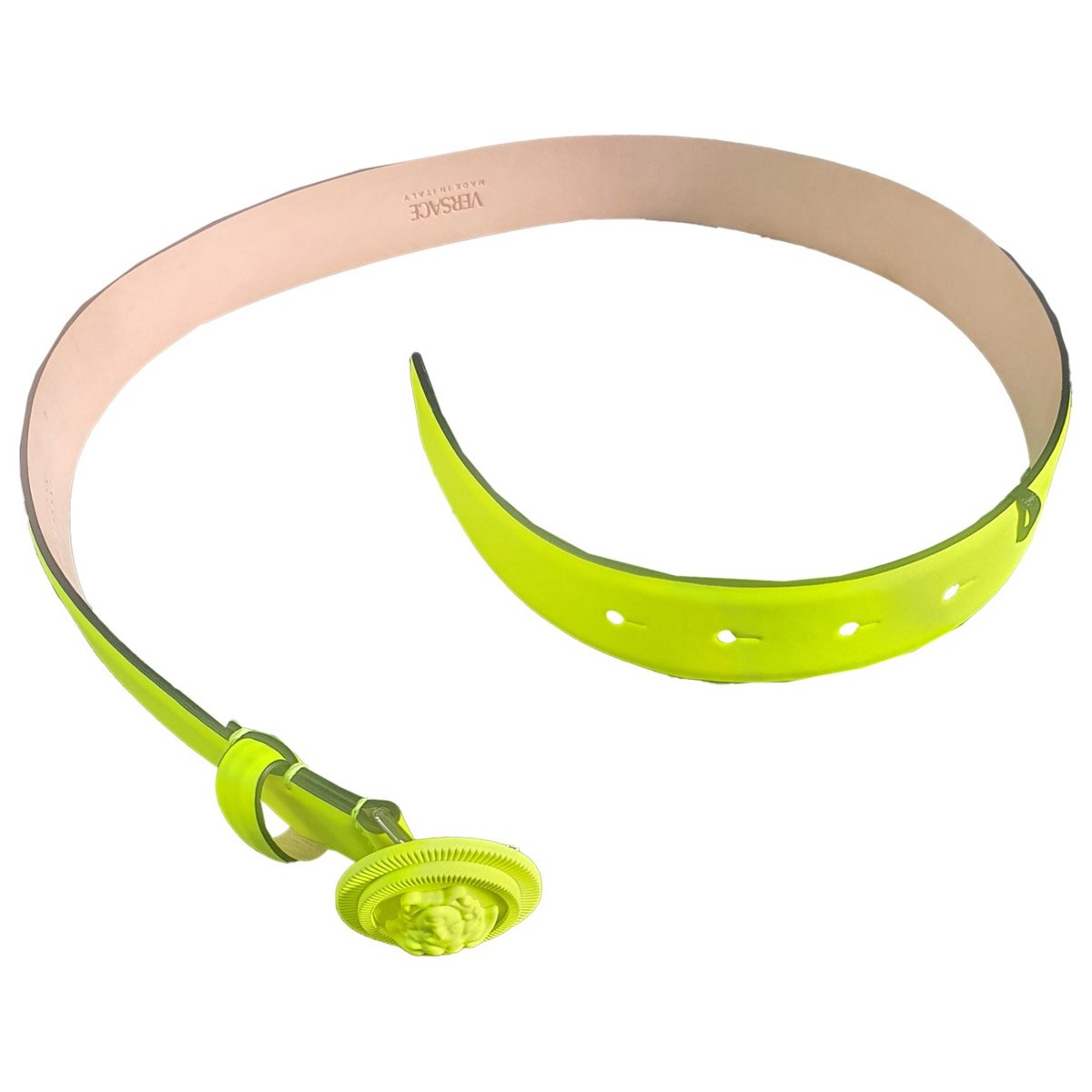 Medusa leather belt
