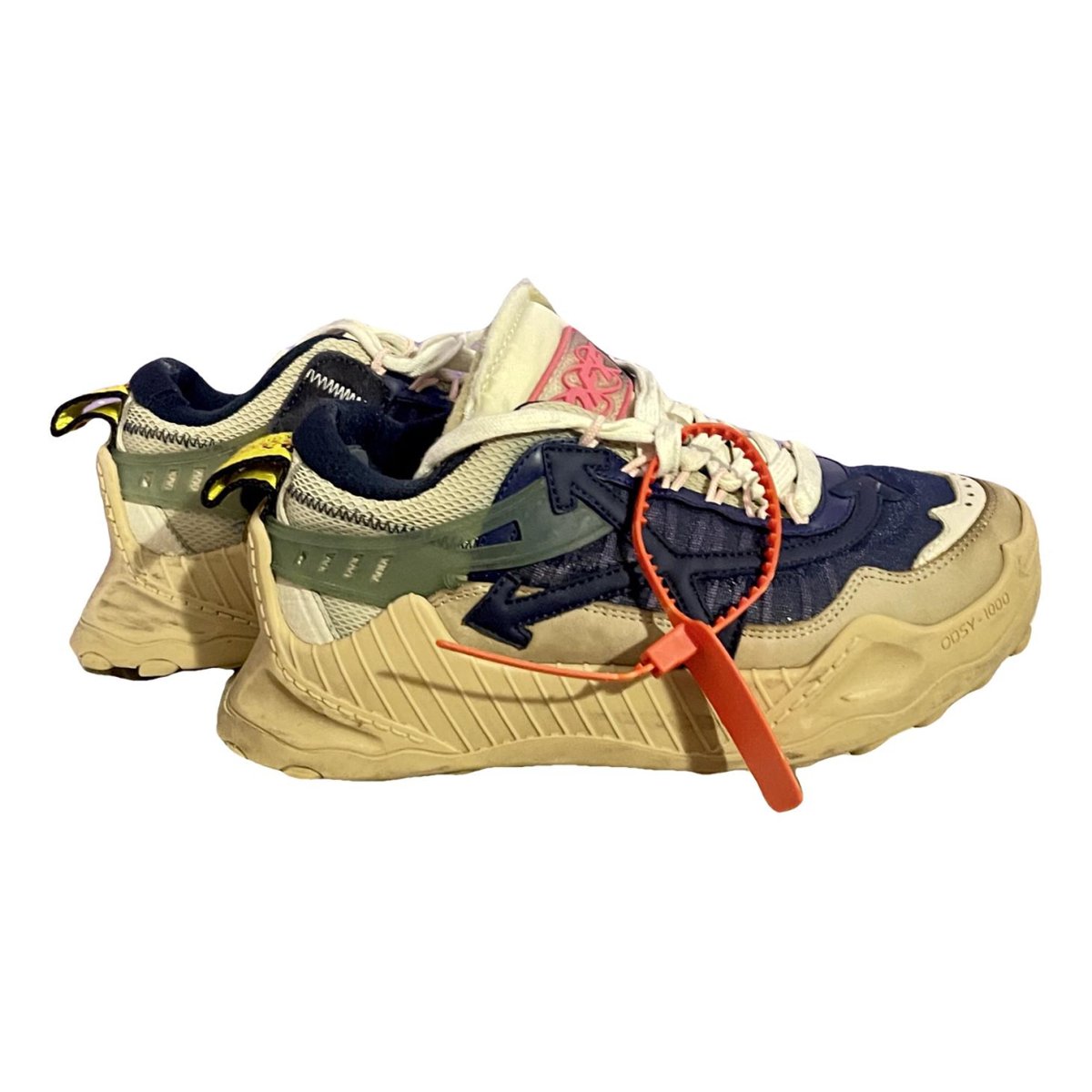 Odsy-1000 leather trainers