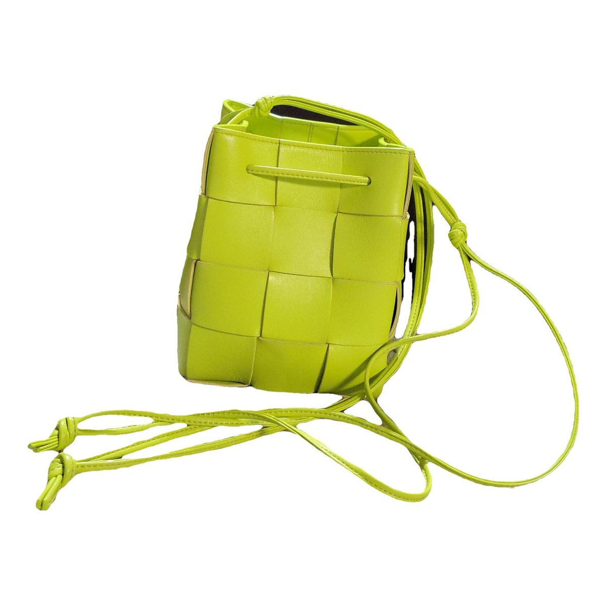 Cassette Bucket leather handbag