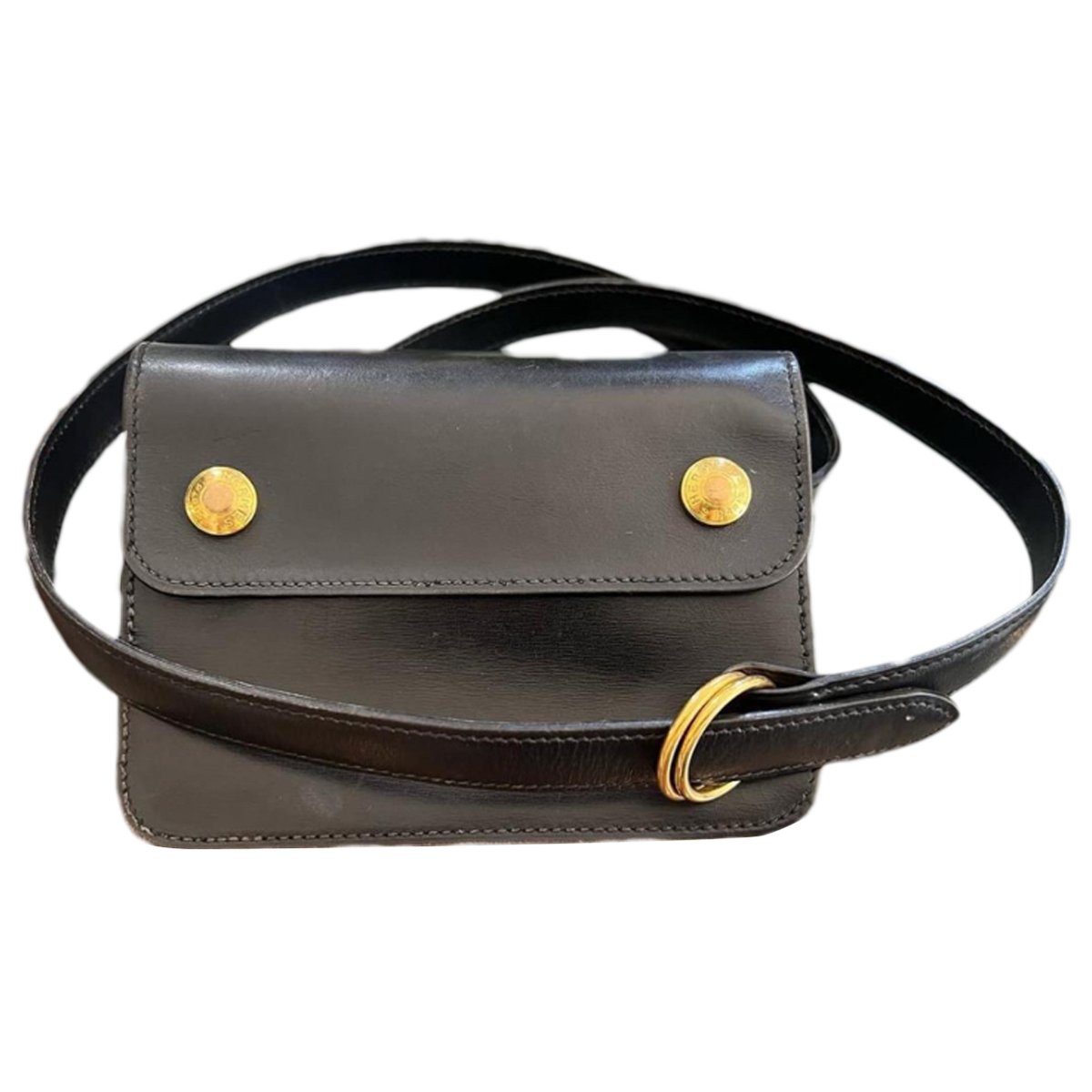 Kelly Pocket leather belt