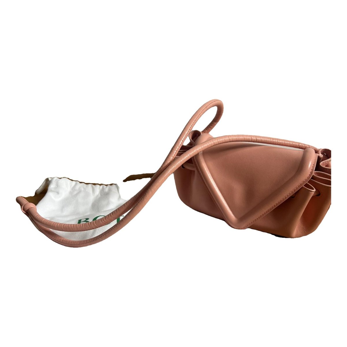 Beak leather crossbody bag