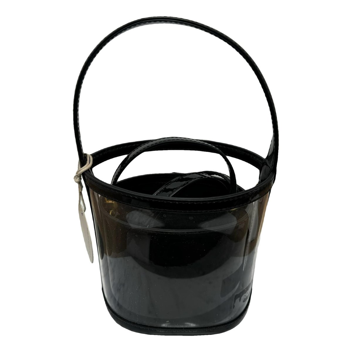 Bisset patent leather handbag