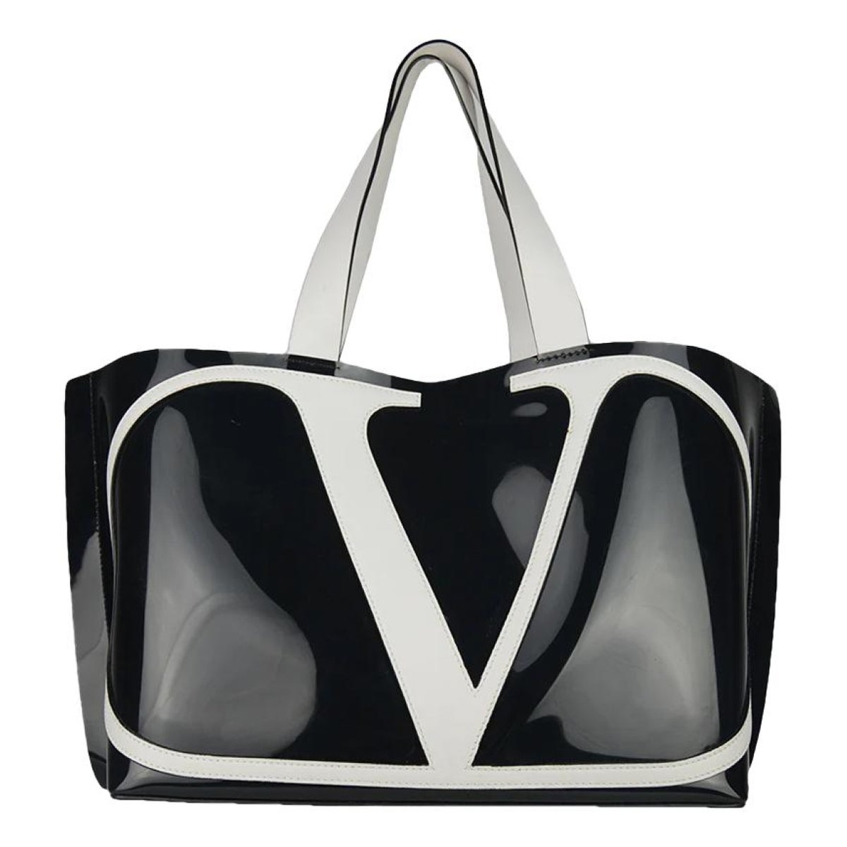 Go logo vinyl handbag