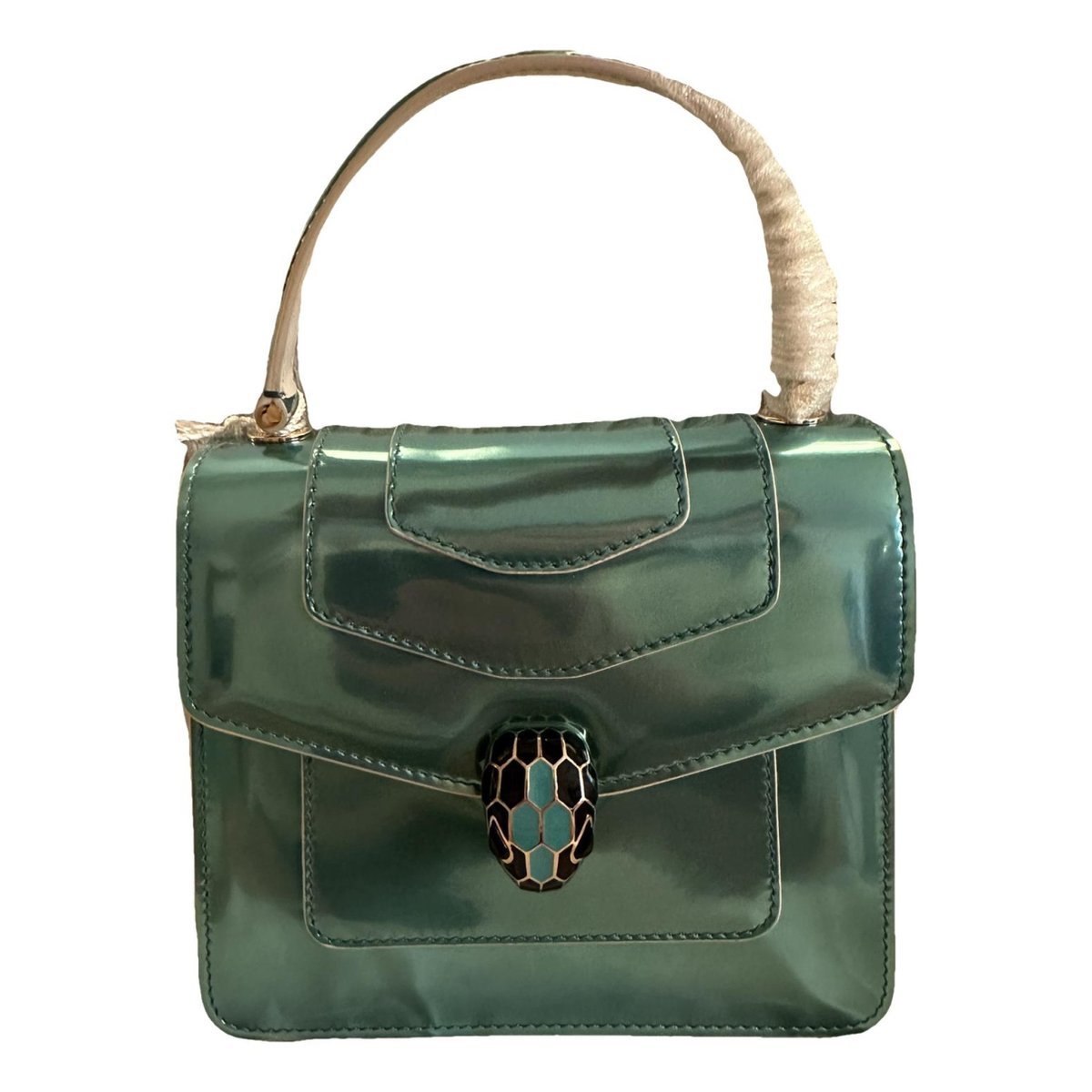 Serpenti leather handbag