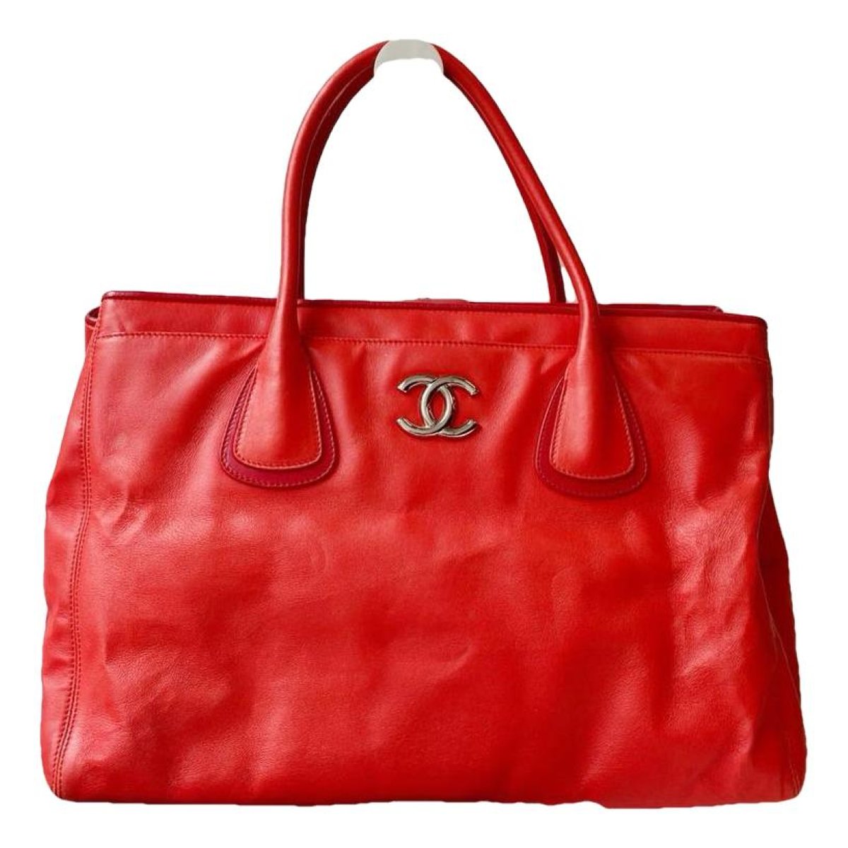 Executive leather tote