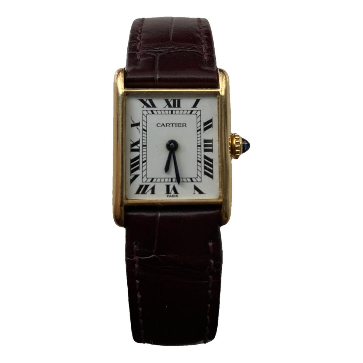 Tank Louis Cartier yellow gold watch