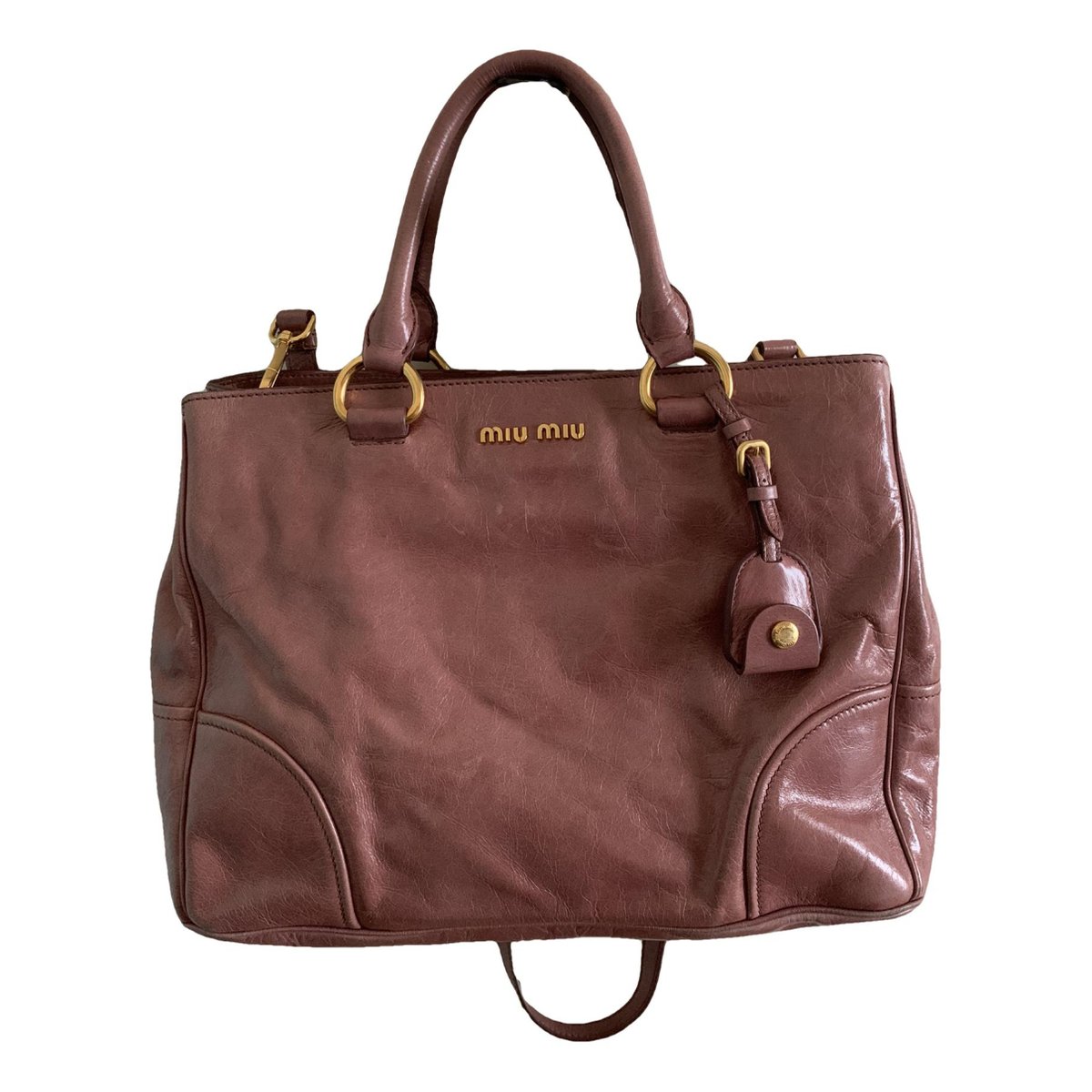 Bow bag leather handbag
