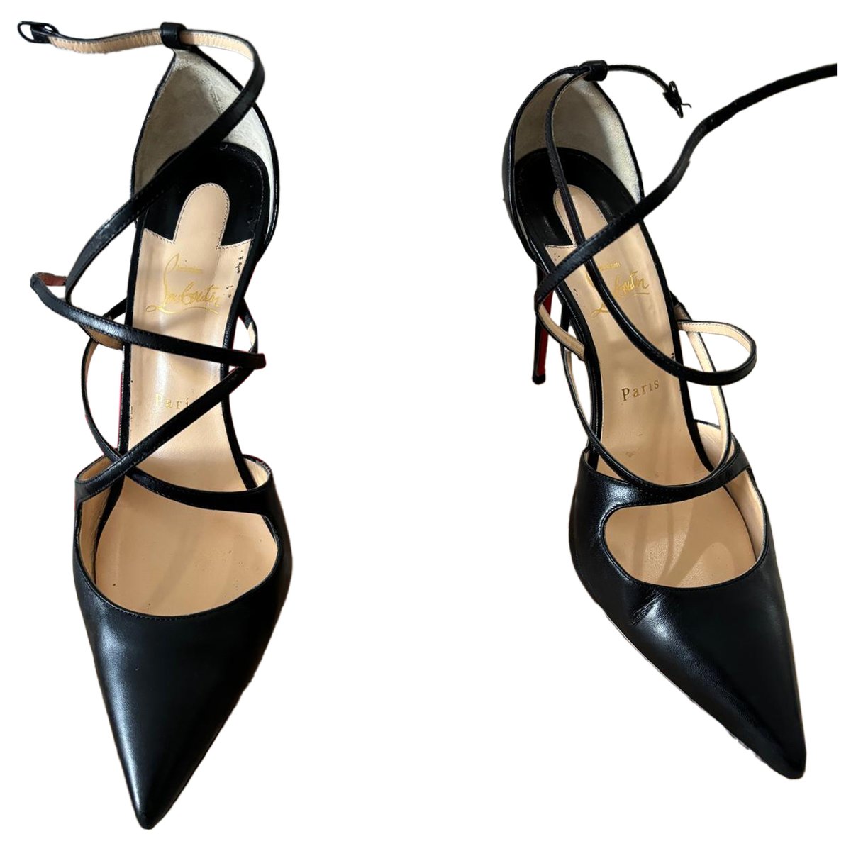 Fliketta leather heels