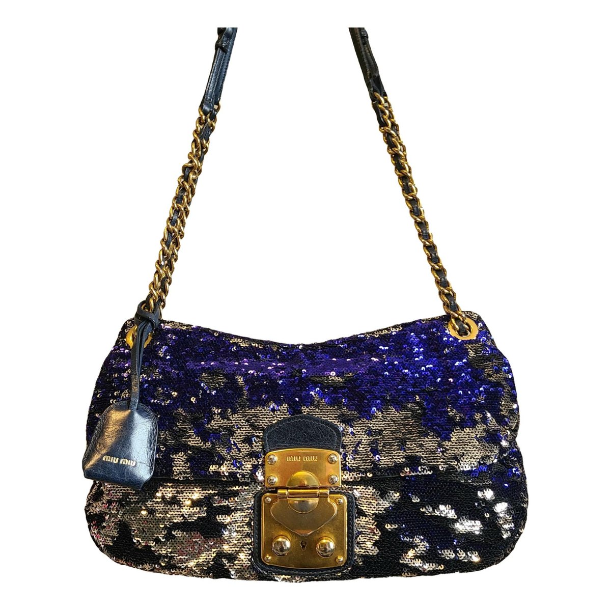 Miu Confidential glitter handbag
