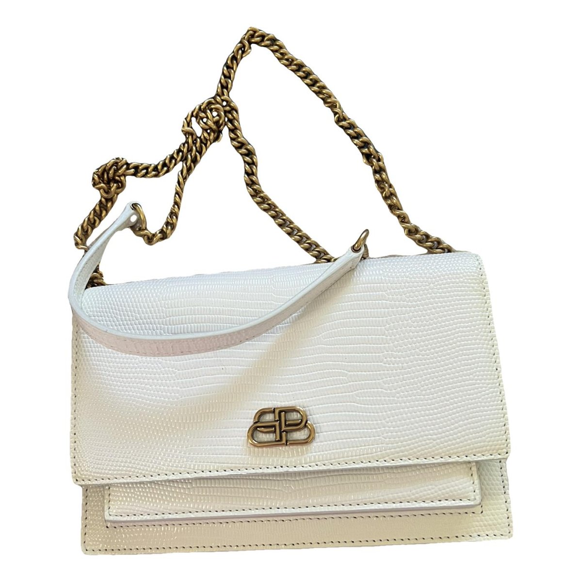 Sharp leather crossbody bag