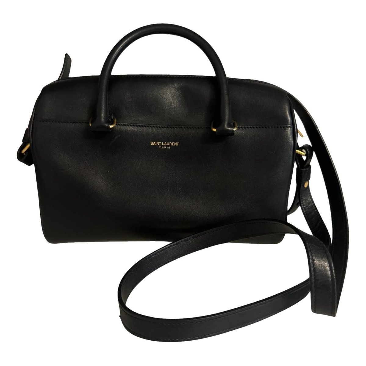 Duffle leather bag