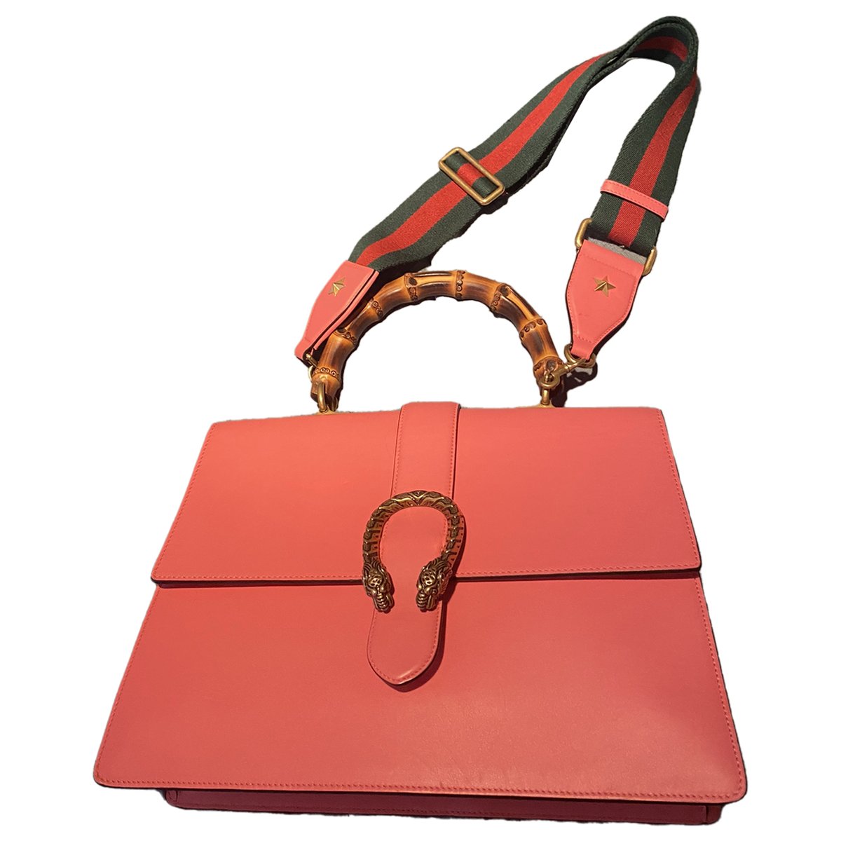 Dionysus Bamboo leather handbag