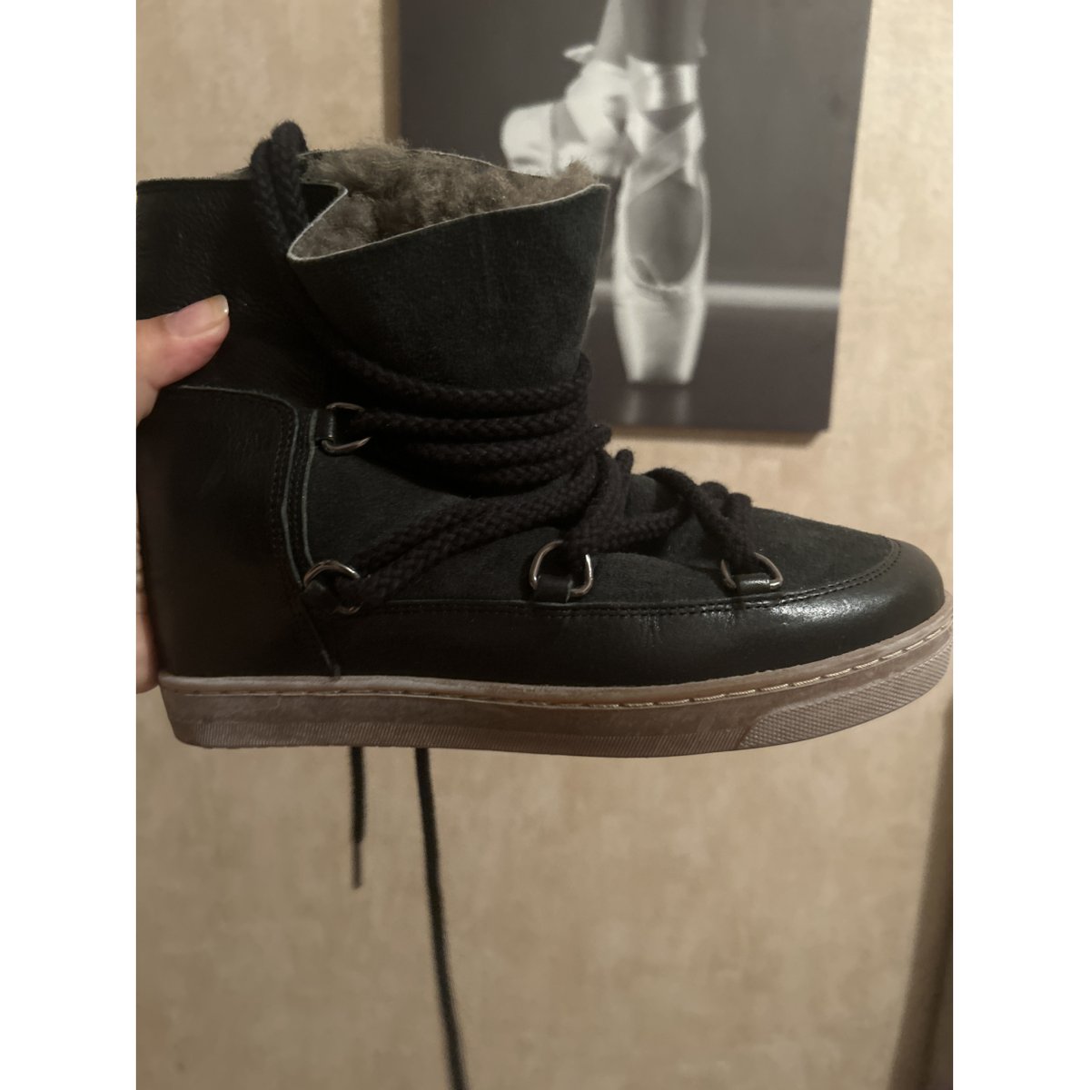 Nowles leather lace up boots