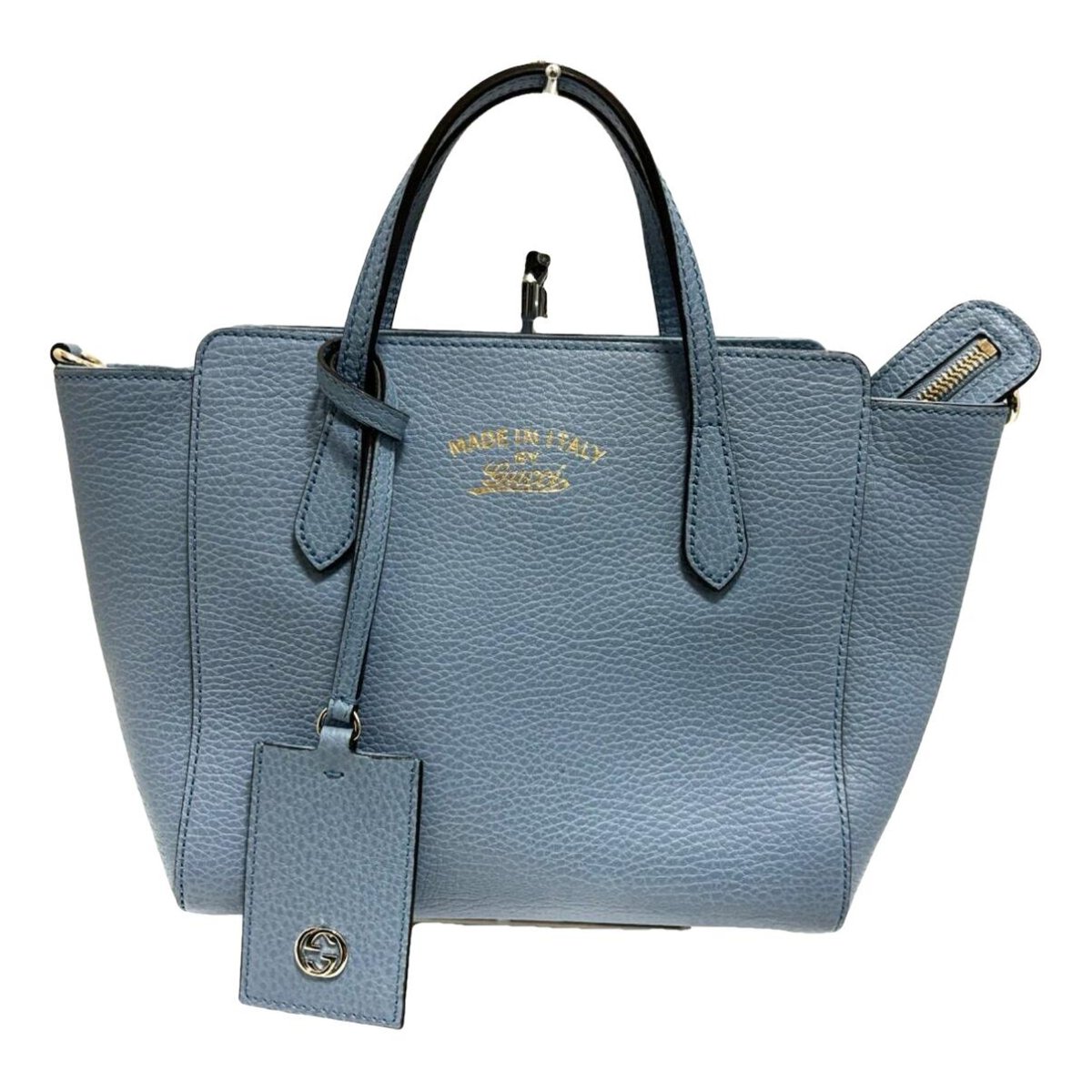 Swing leather handbag