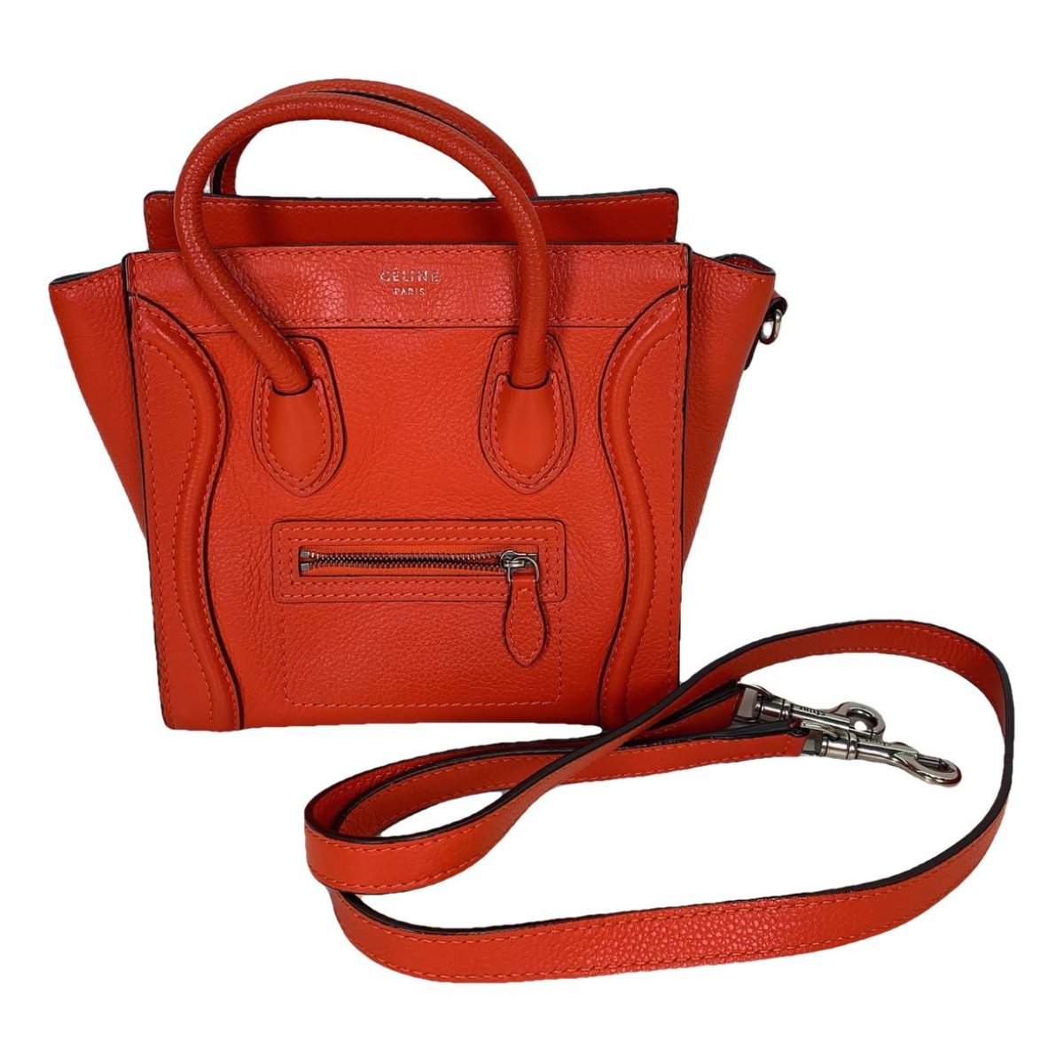 Nano Luggage leather handbag