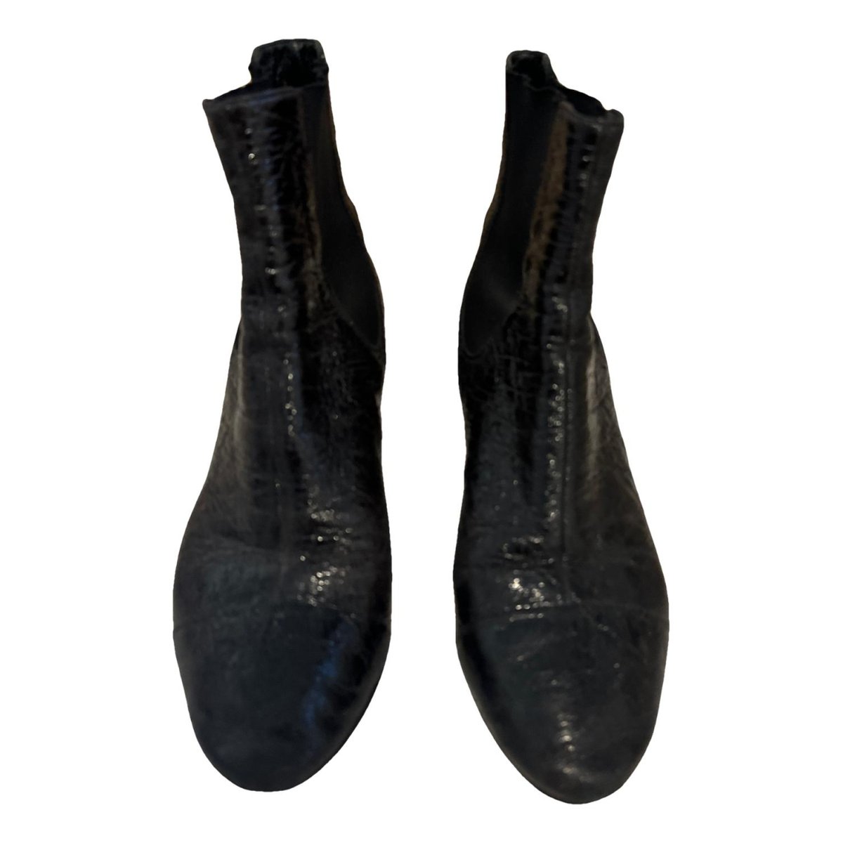 Danae patent leather ankle boots