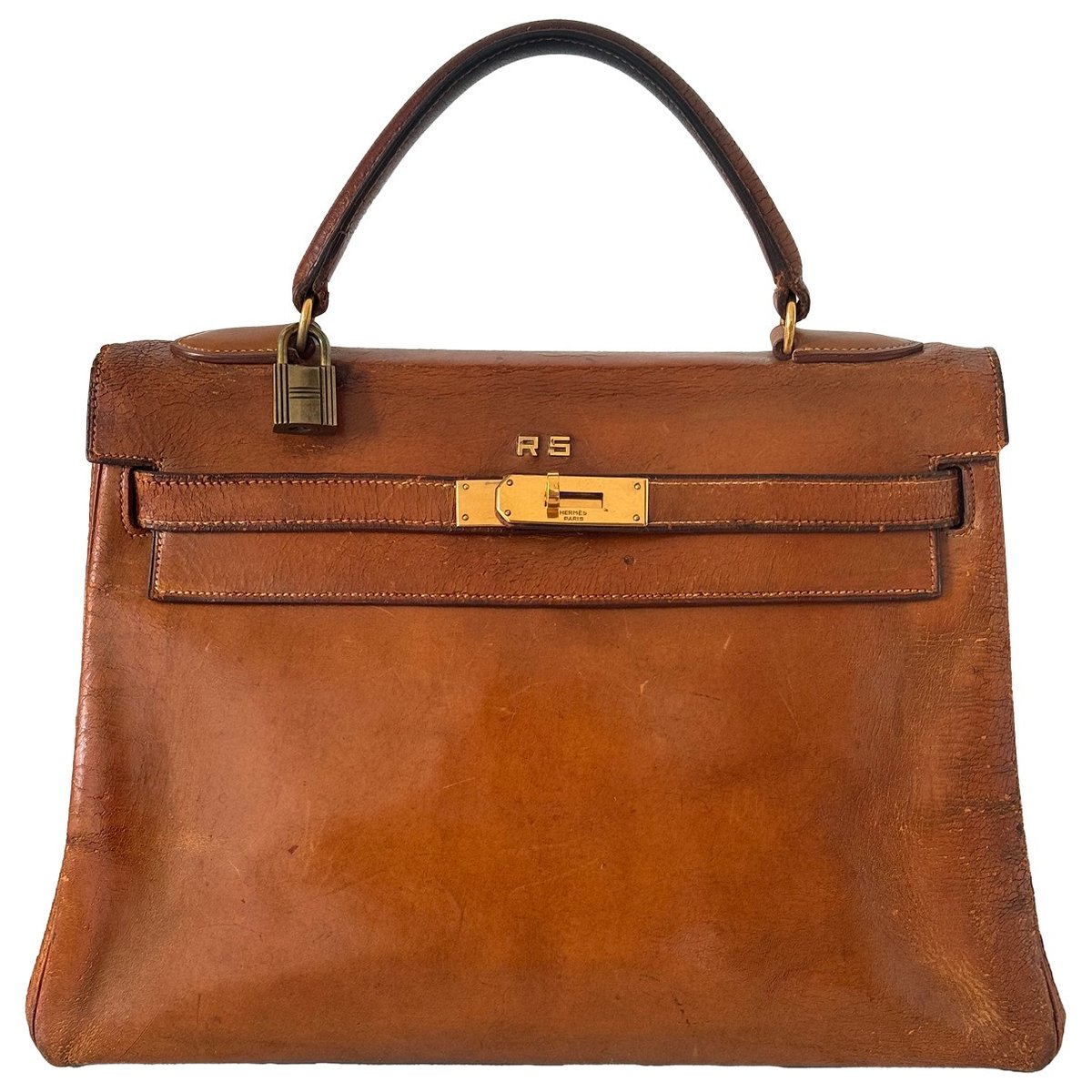 Kelly 32 leather handbag