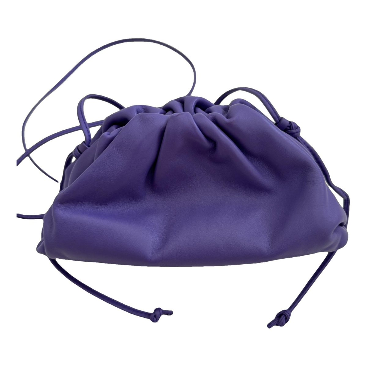 Pouch leather crossbody bag