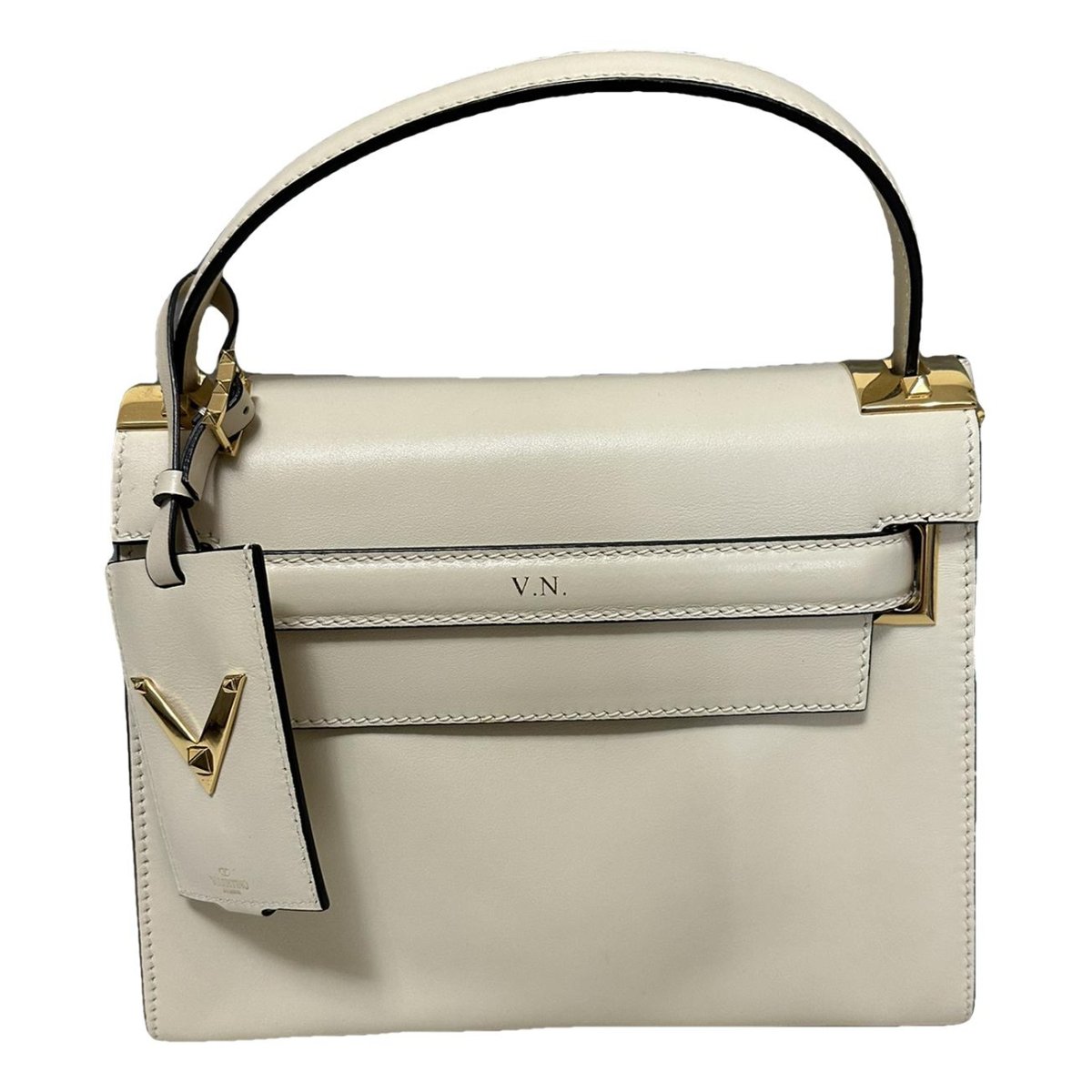 My Rockstud leather handbag