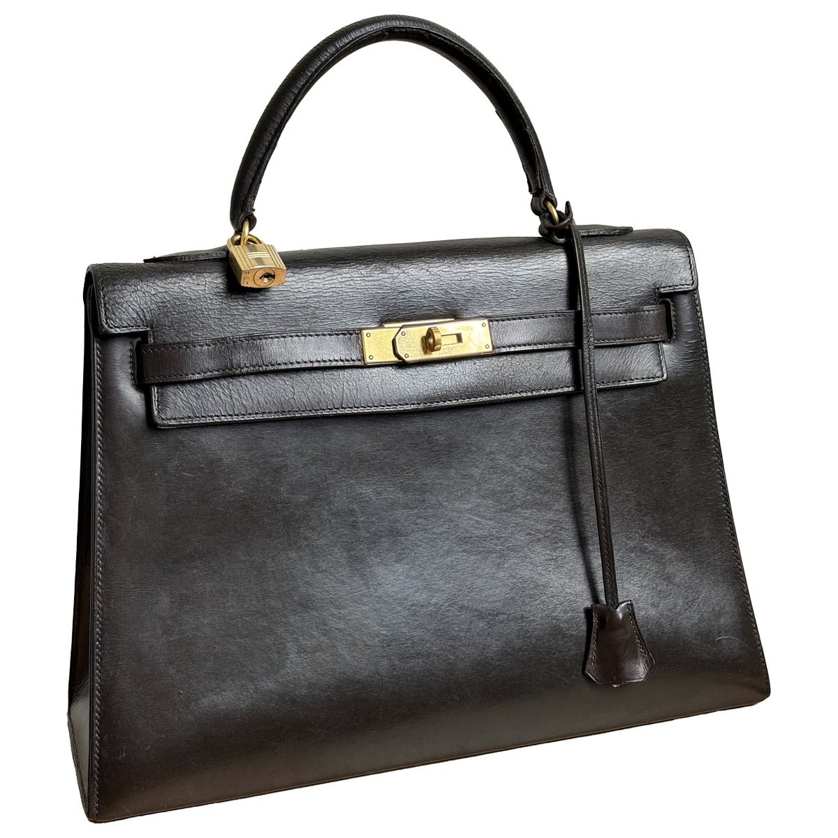 Kelly 32 leather handbag
