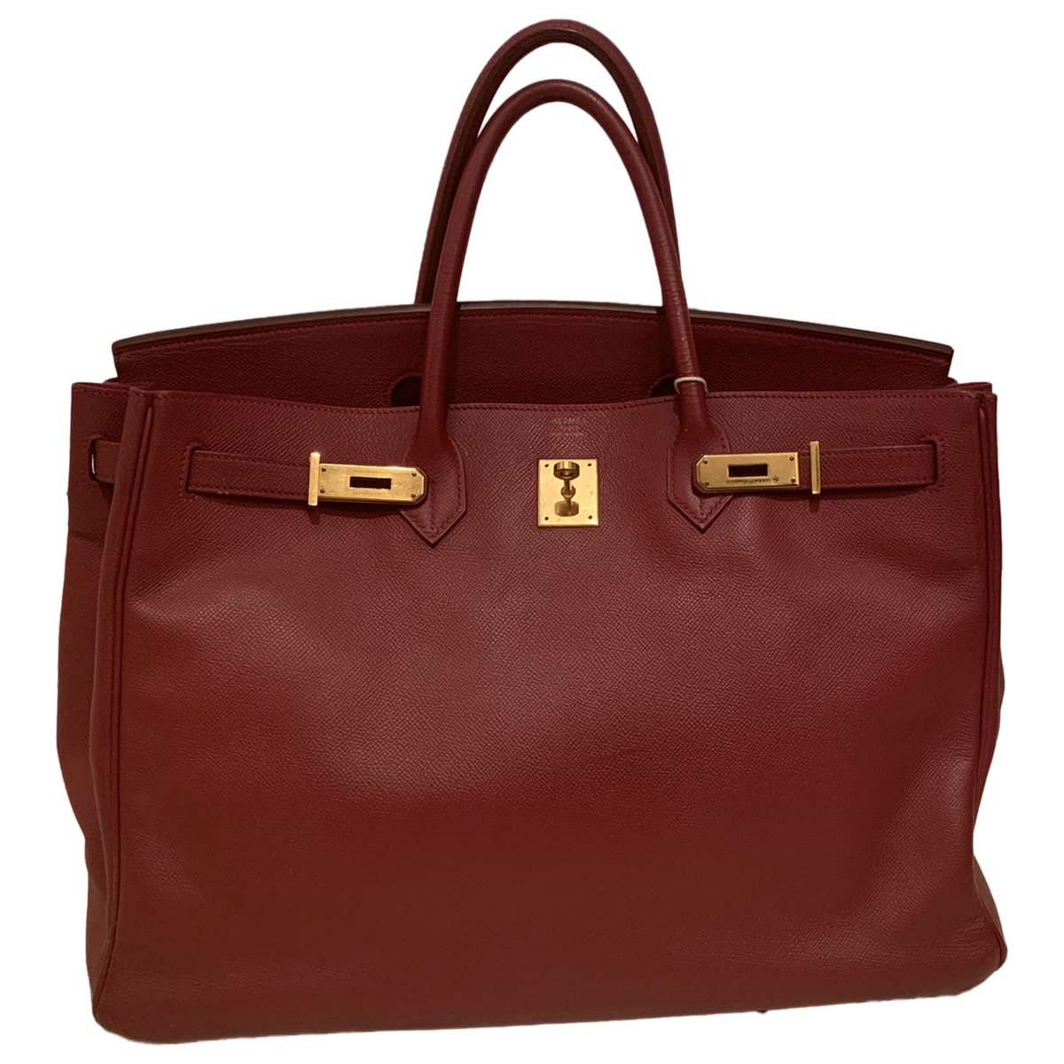 Birkin 40 leather handbag