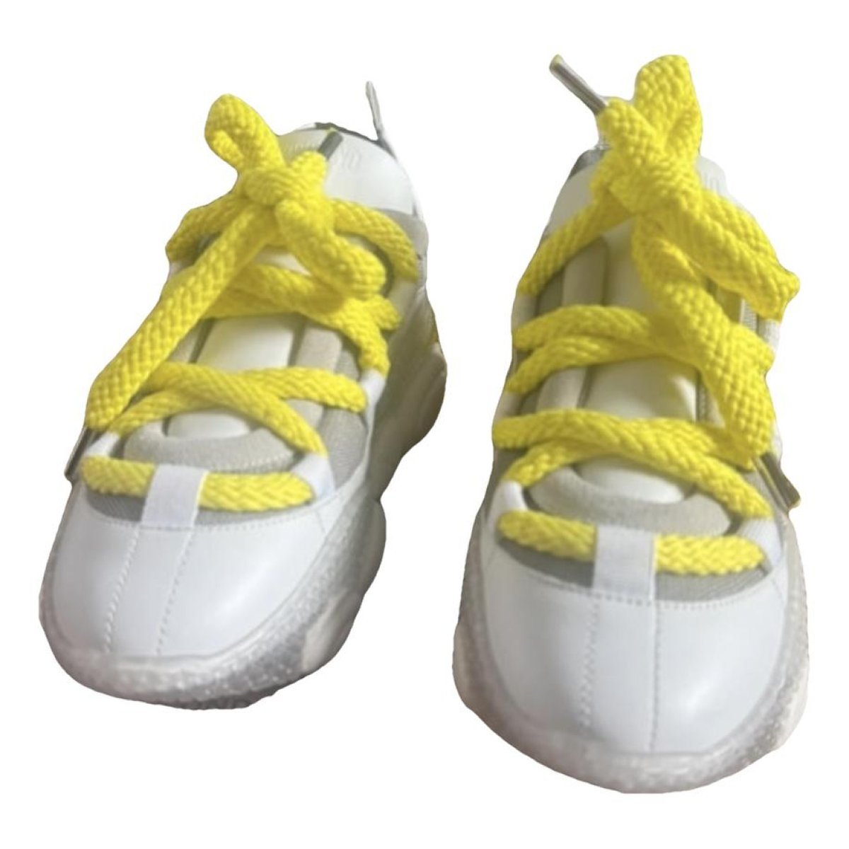 Teddy Pop leather trainers
