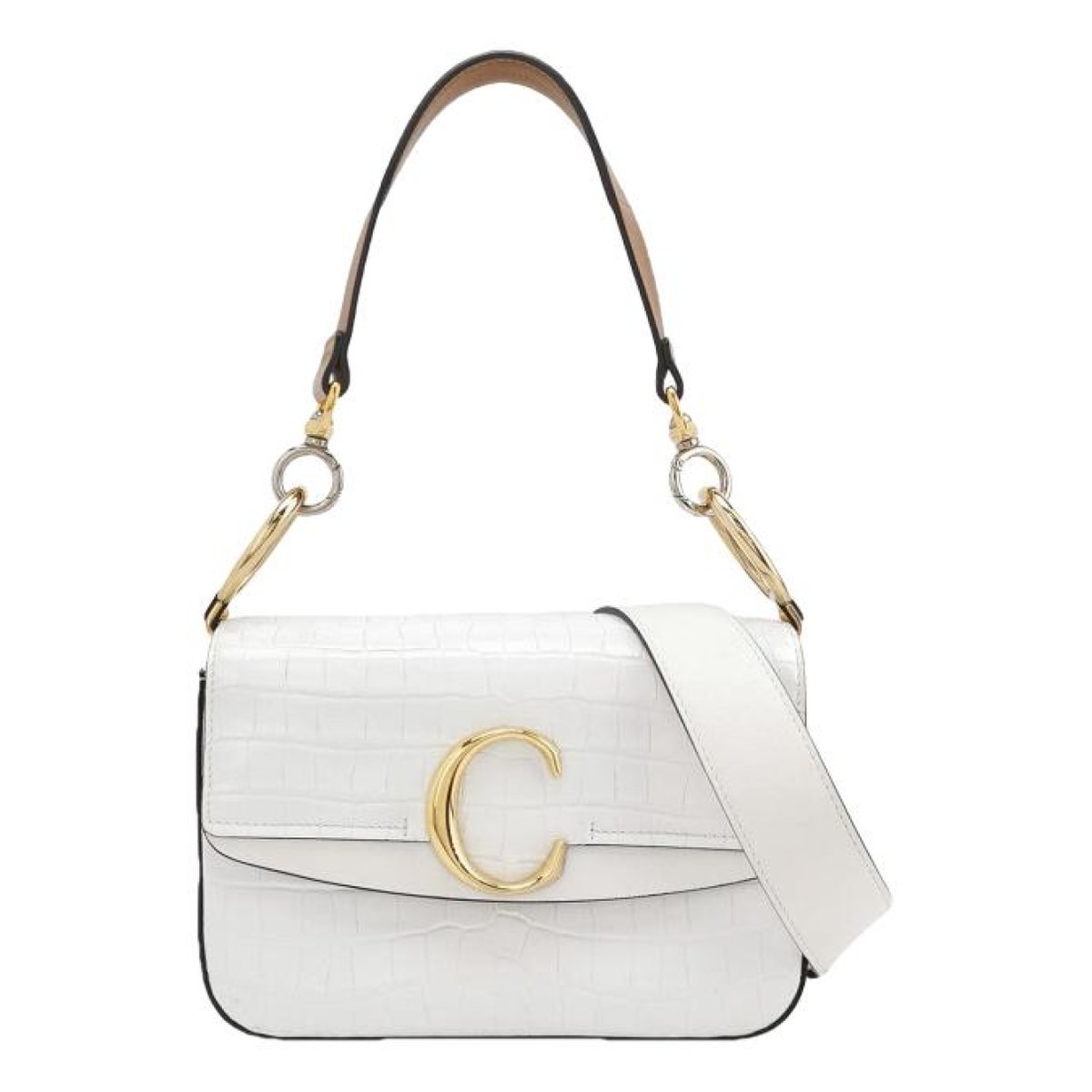 C leather handbag