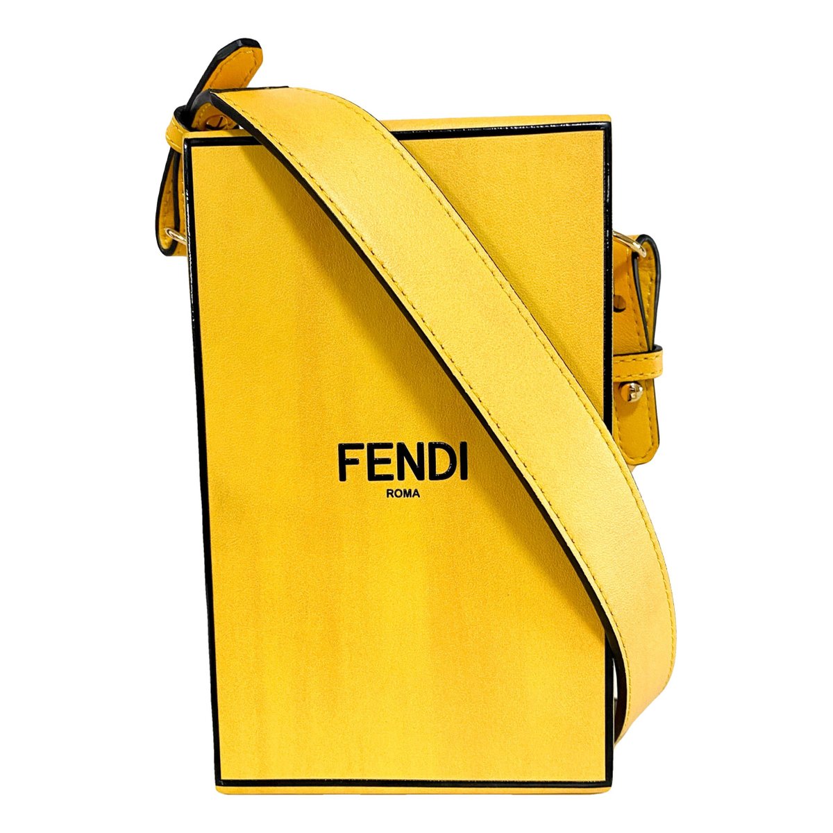 Fendigraphy leather handbag