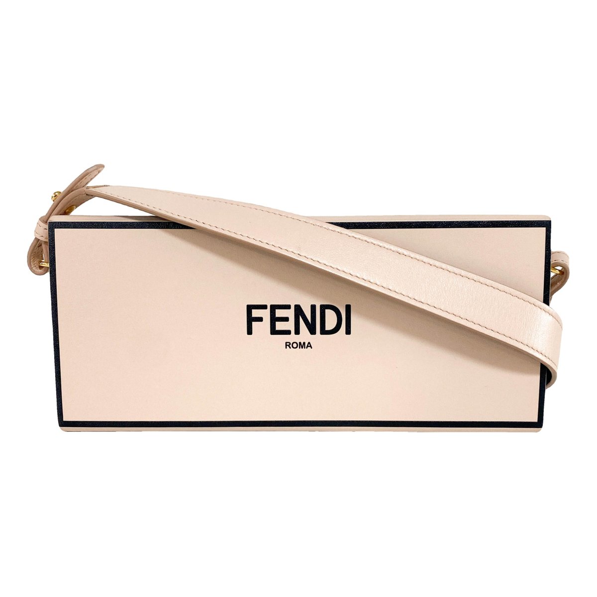 Fendigraphy leather handbag
