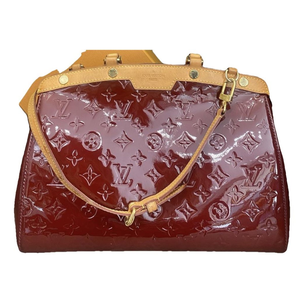 Bréa leather handbag