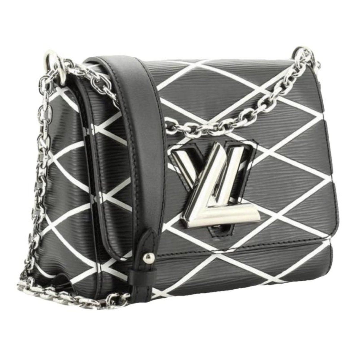 Twist leather crossbody bag